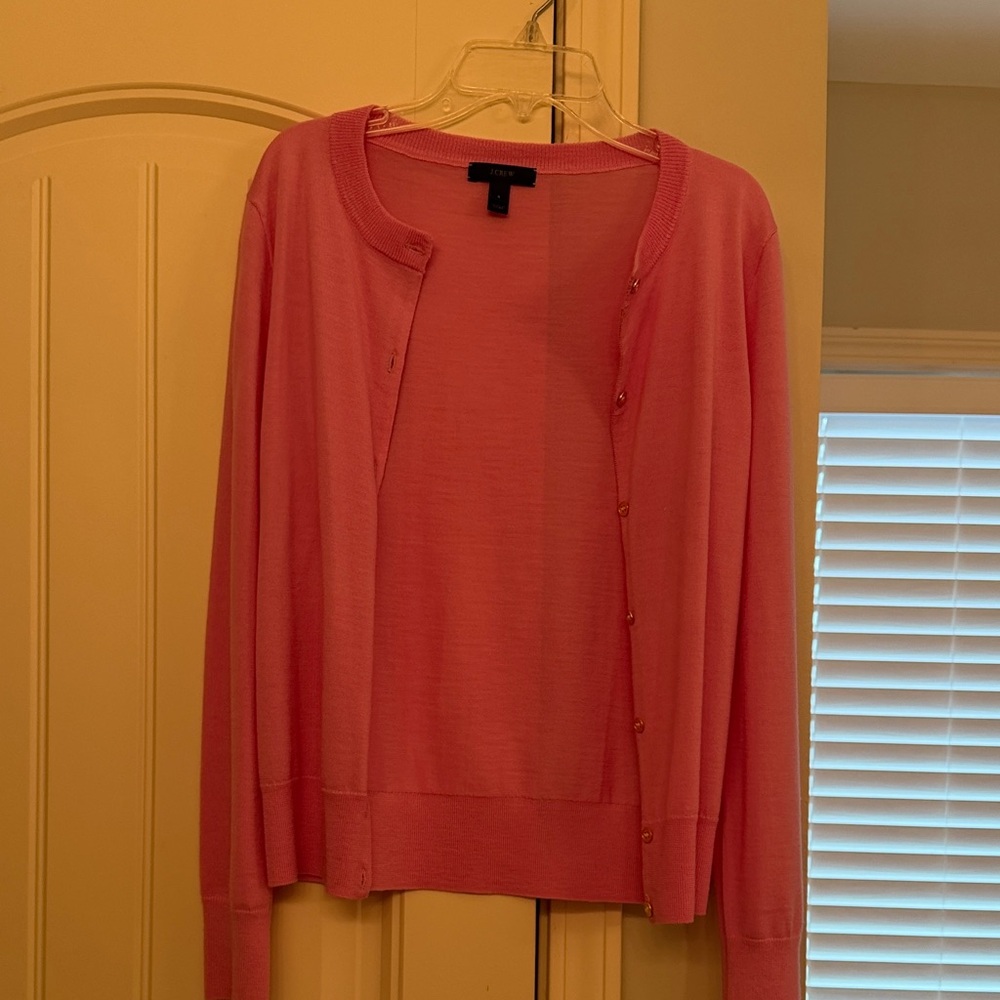 J. Crew Pink Knit Sweater